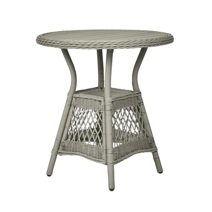 Marco Aluminium Synthetic Wicker Table Grey -Outdoor