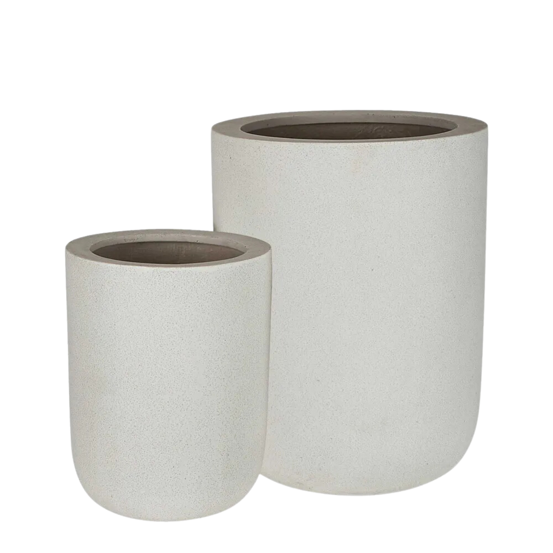 An Phu Planter Set of 2 Cream