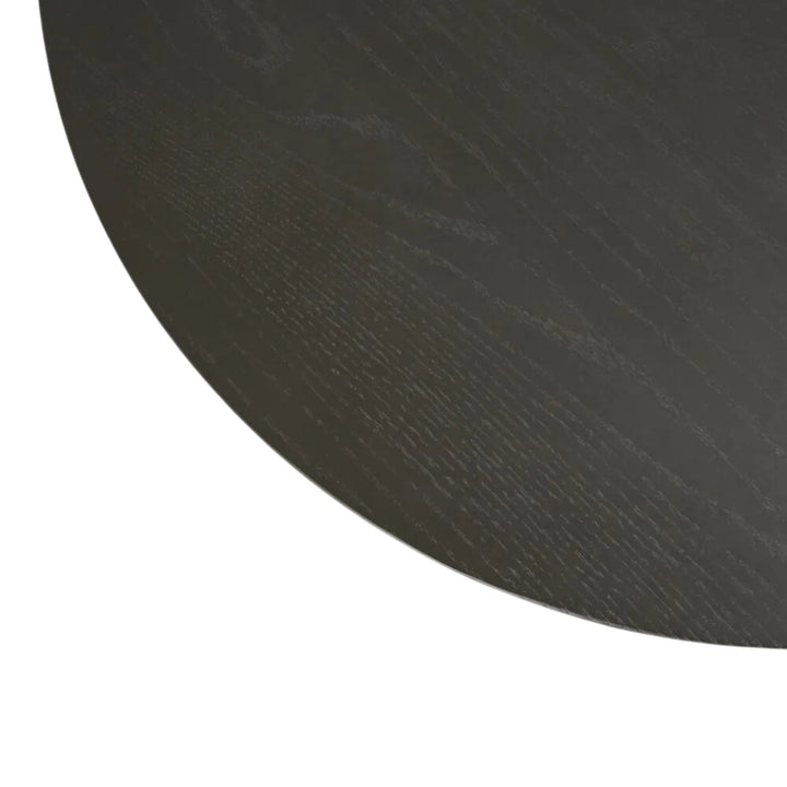 Oslo Round Oak Coffee Table Lacquered Finish