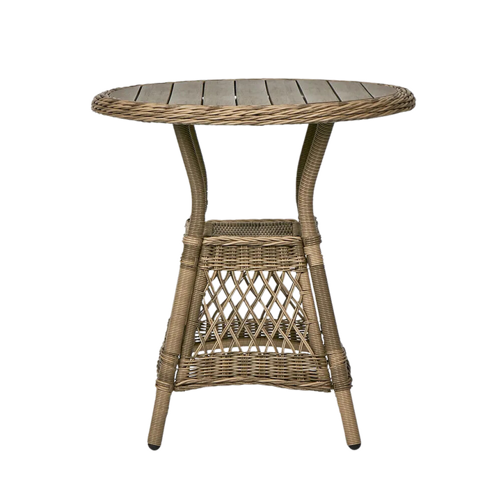 Marco Aluminium Synthetic Wicker Table Natural -Outdoor