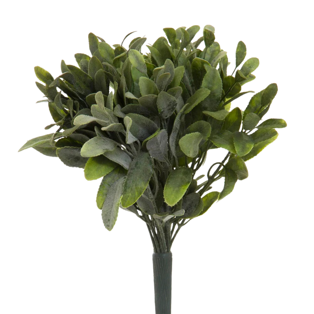 Flocked Sage Bush 26cm Green