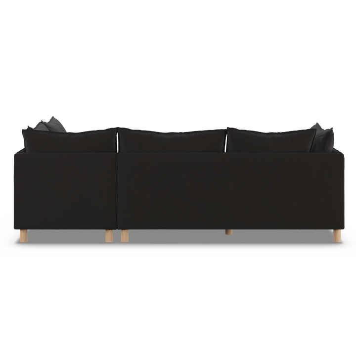 Aura 5 Seater Modular with Chaise Charcoal