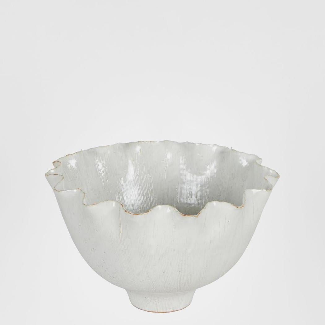 Flora Ceramic Bowl White