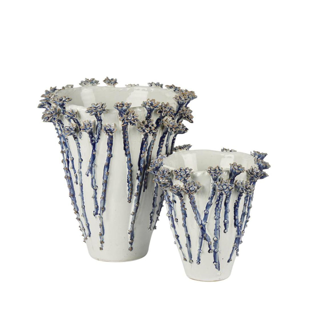 Jardin Vase Medium Blue