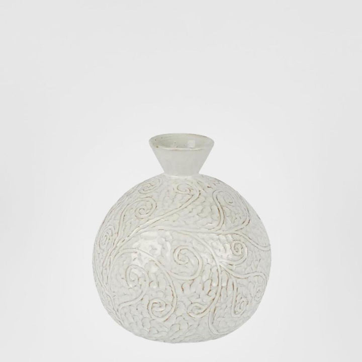 Meander Vase White