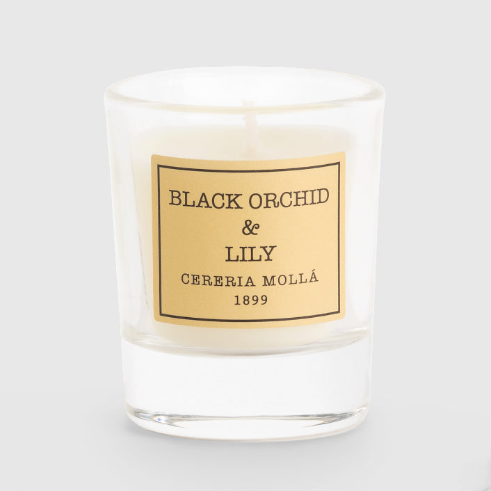 Shot Glass Candle Black Orchid & Lily 28g