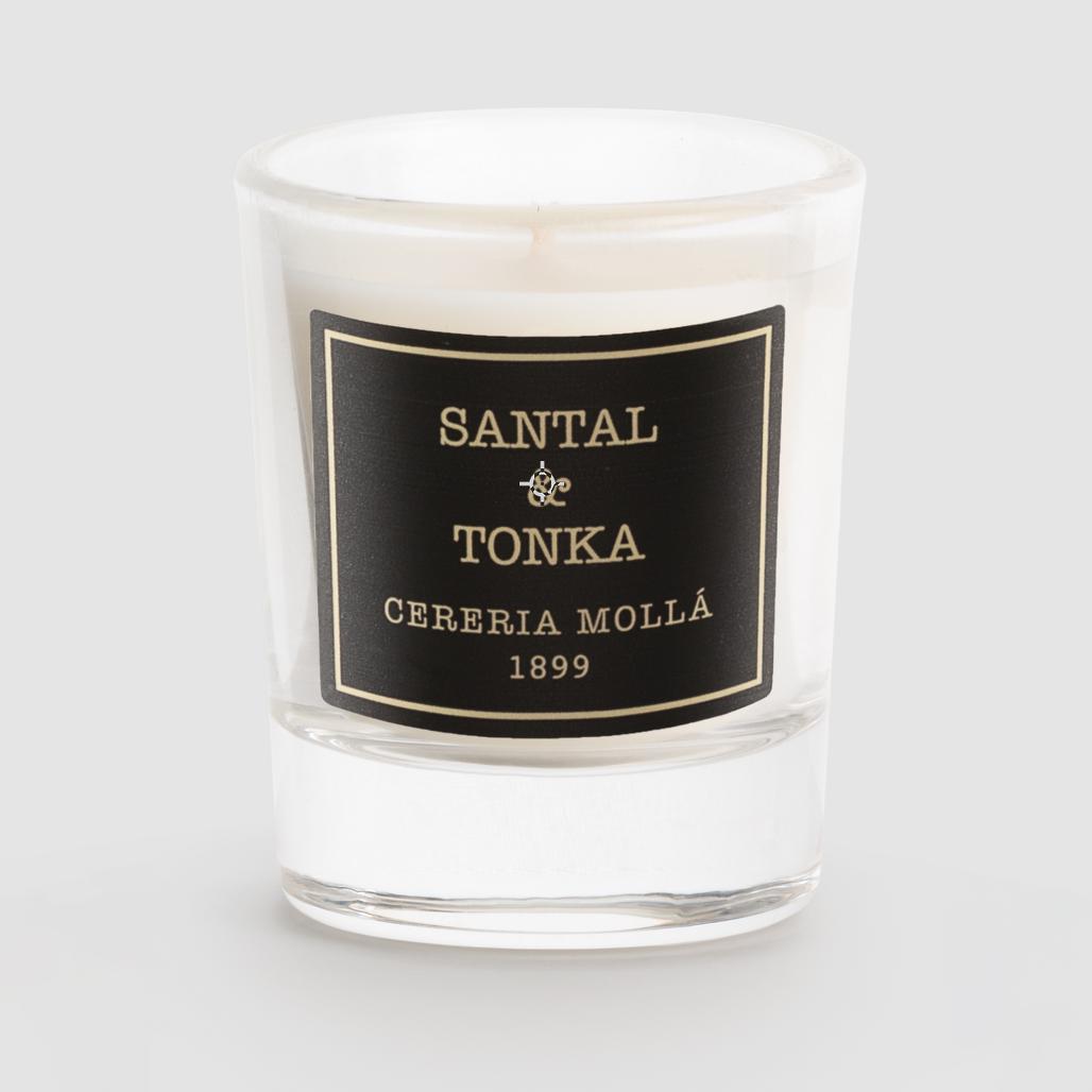 Shot Glass Candle Santal & Tonka 28g