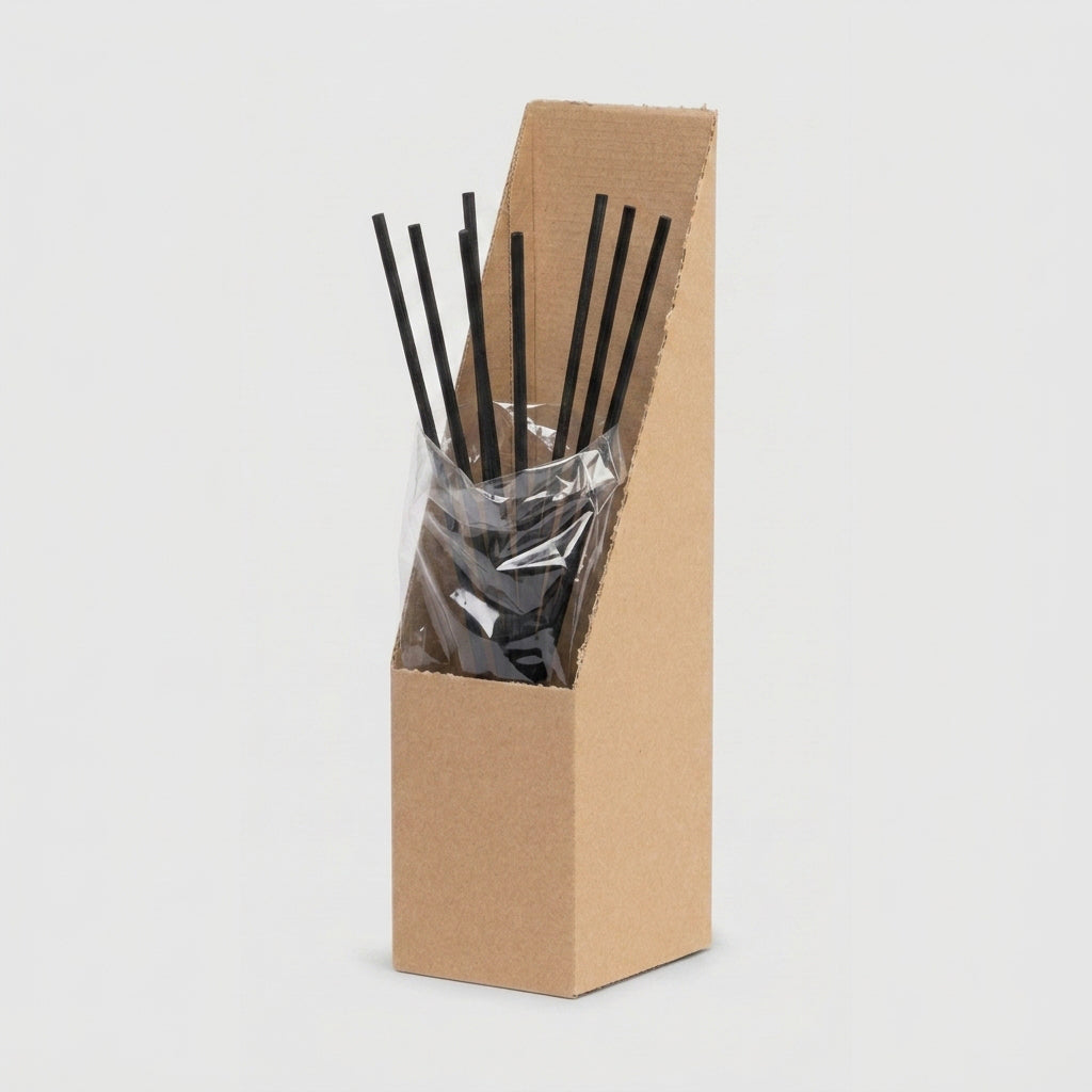 8 Black Rattan Stick for 250 ml Reed Diffuser