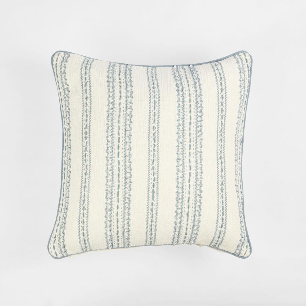 Bluebell Cushion Cover Only 50x50cm Natural/Blue