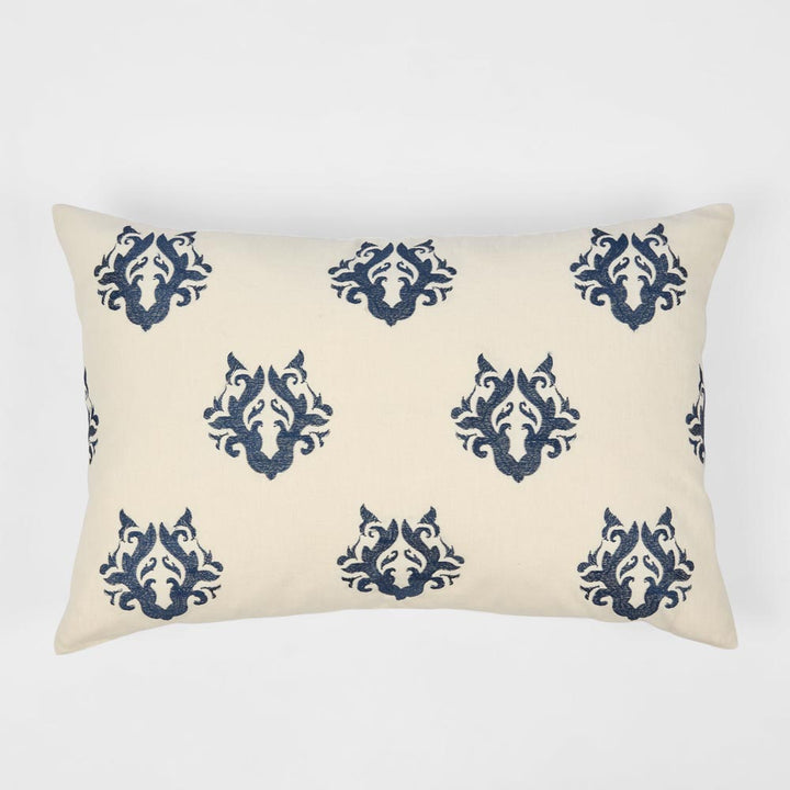 Bluebird Cushion Cover Only 40x60cm Blue/White