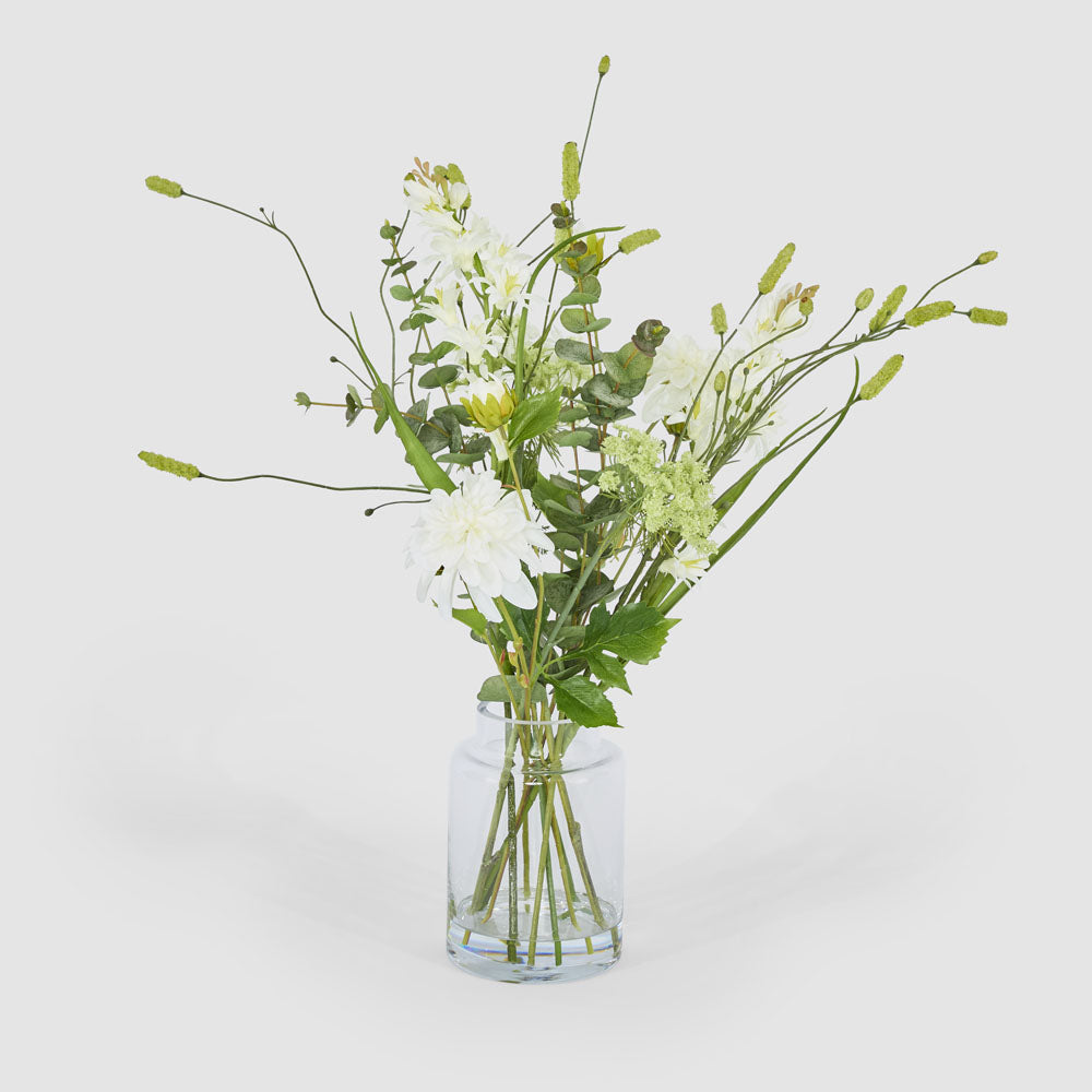 Dahlia Eucalyptus Mixed Arrangement in Vase 60cm
