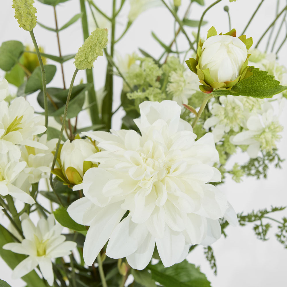 Dahlia Eucalyptus Mixed Arrangement in Vase 60cm