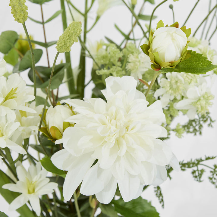 Dahlia Eucalyptus Mixed Arrangement in Vase 60cm