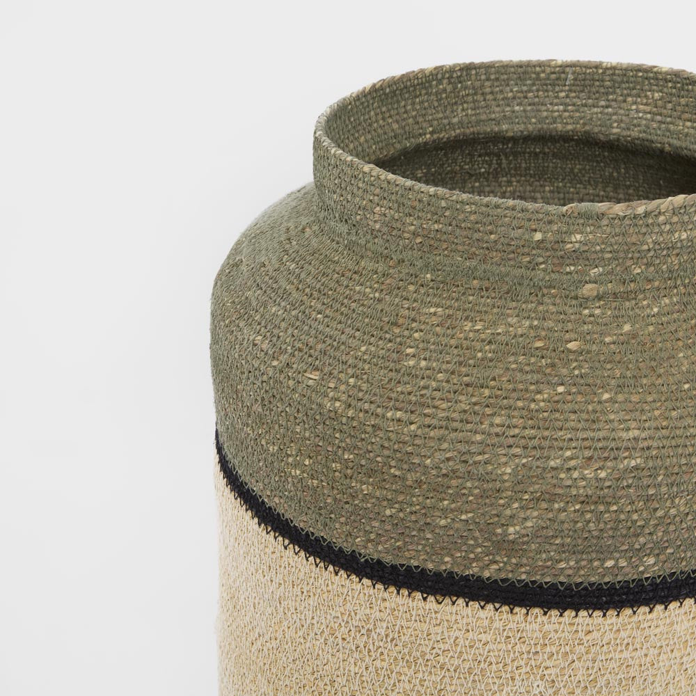 Sien Woven Basket Green