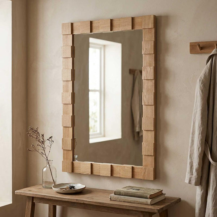 Monument Wall Mirror Oak