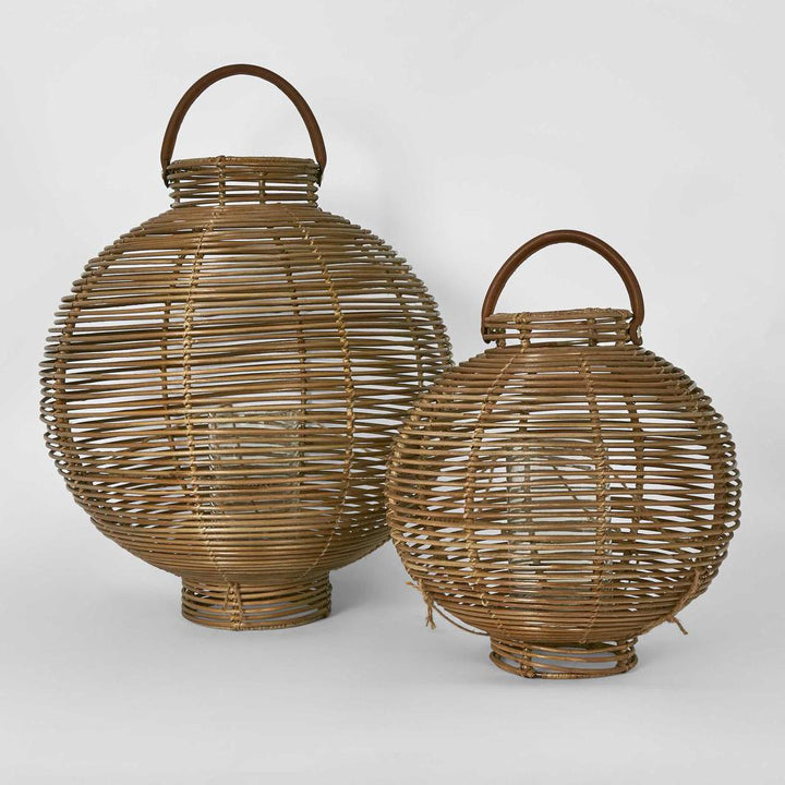 Eva Rattan Lantern Small