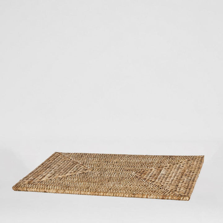 Paume Rattan Rectangle Placemat Natural