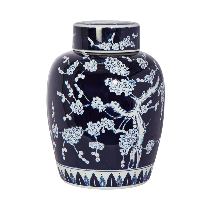 Cherry Blossom Lidded Jar