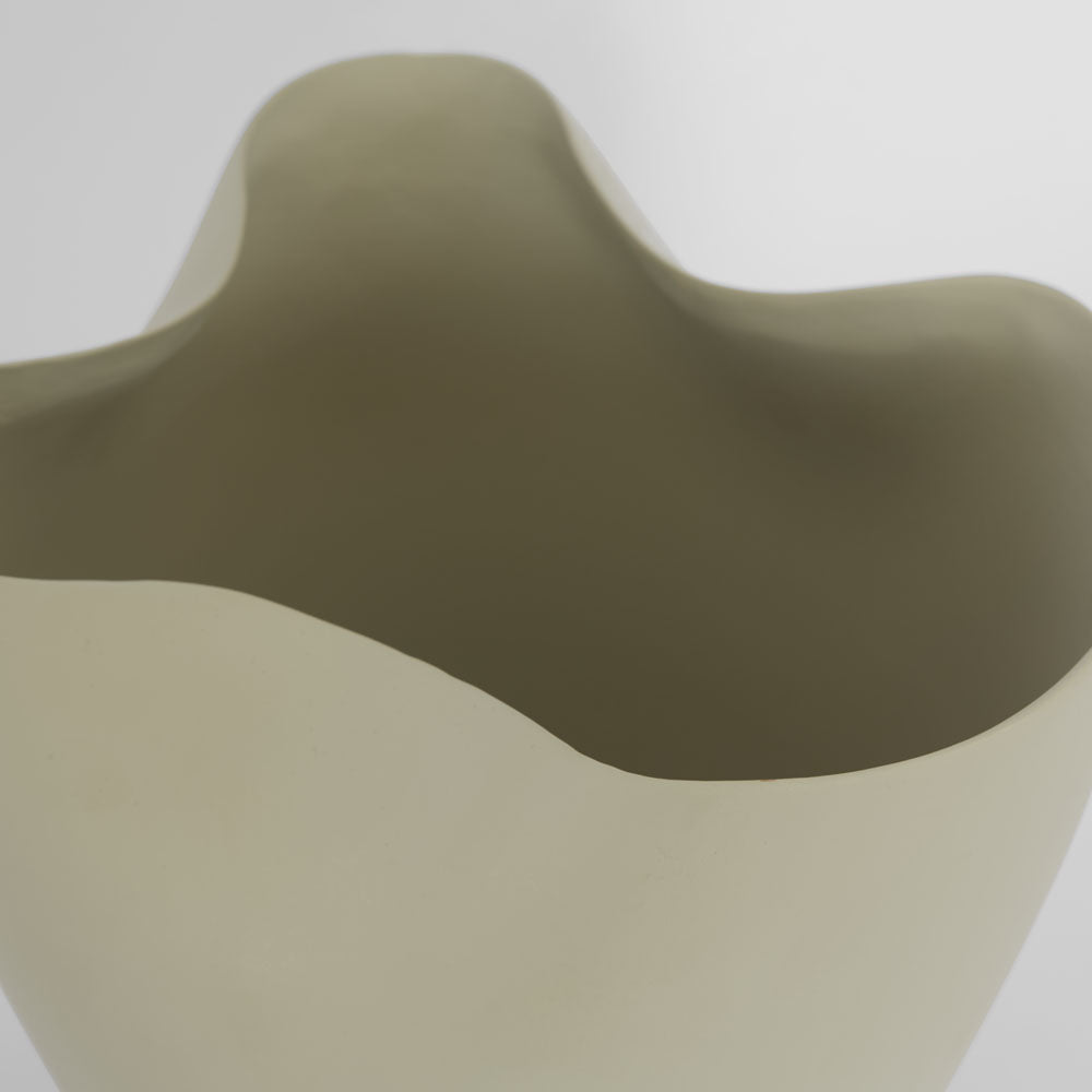Luna Short Vase Warm Stone