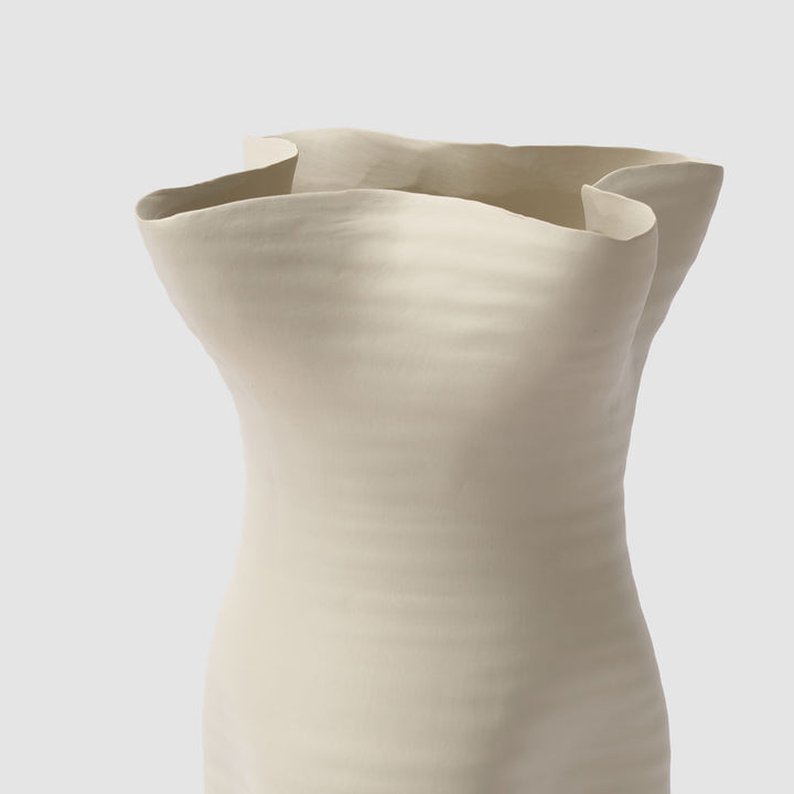 Luna Tall Vase Warm Stone