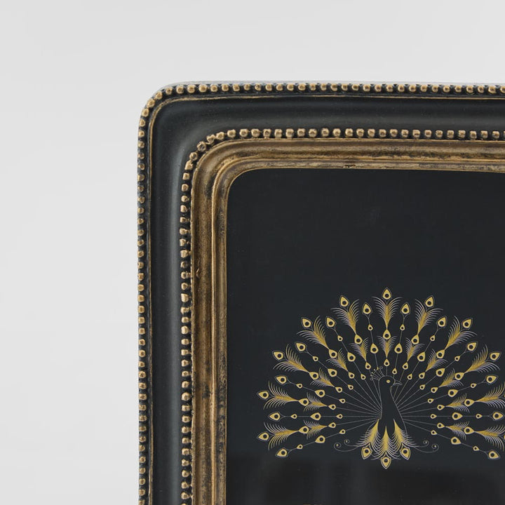 Vera Rectangle Photo Frame 4 x 6 Black & Gold