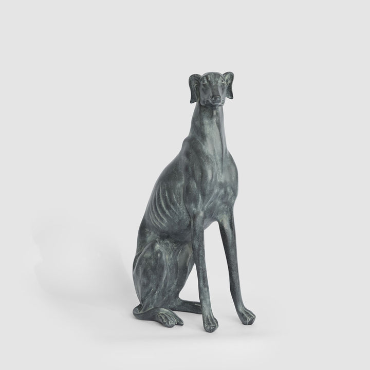 Lino 79cm Sitting Dog Black