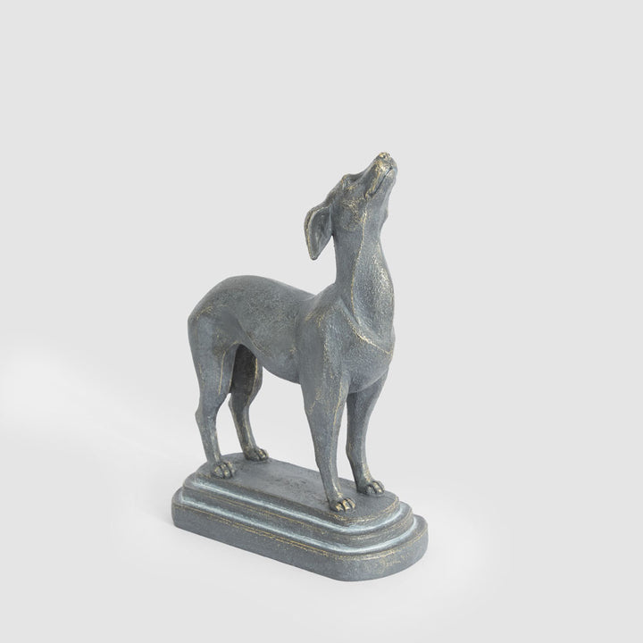 Lino Dog Sculpture Black