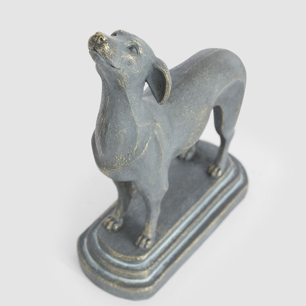 Lino Dog Sculpture Black