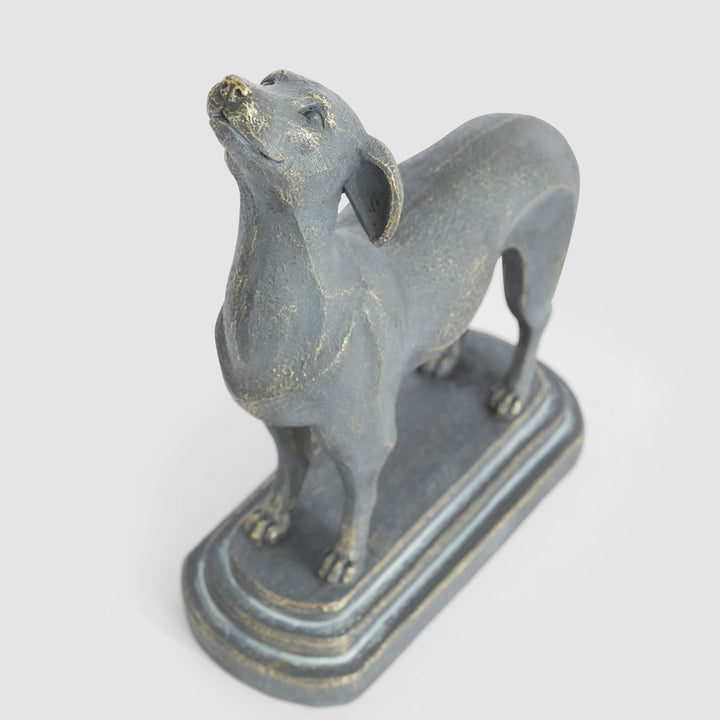 Lino Dog Sculpture Black