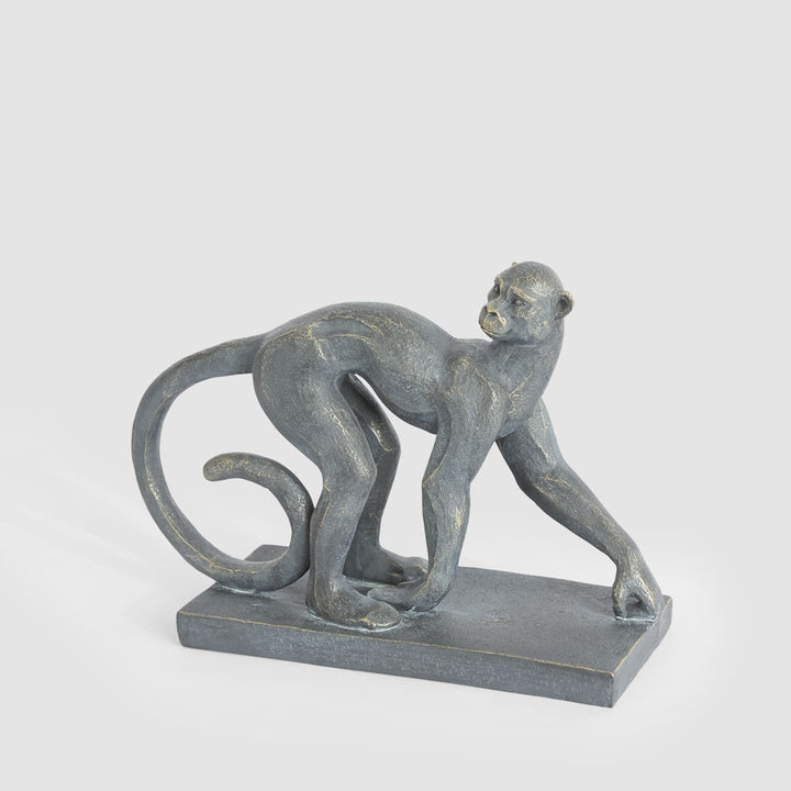 Caesar  Monkey Sculpture Black