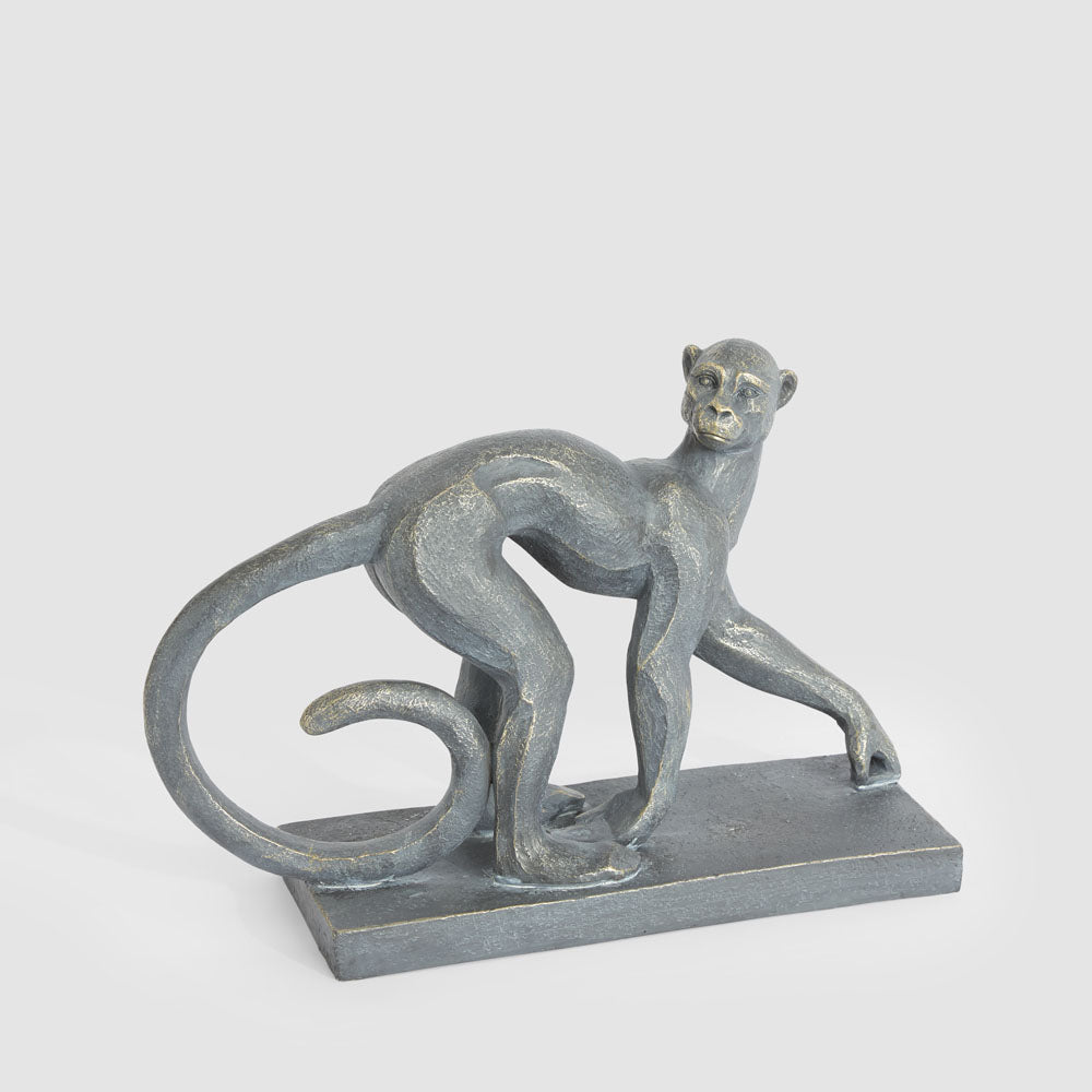 Caesar  Monkey Sculpture Black