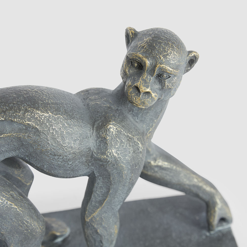 Caesar  Monkey Sculpture Black