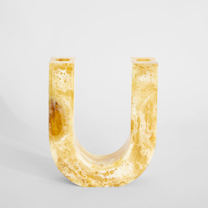 Dusk Resin Vase Umber