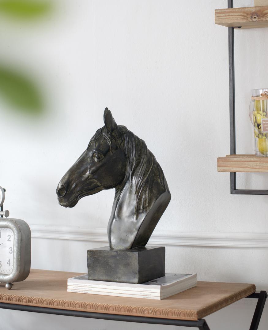 Gigi Black Horse Statue