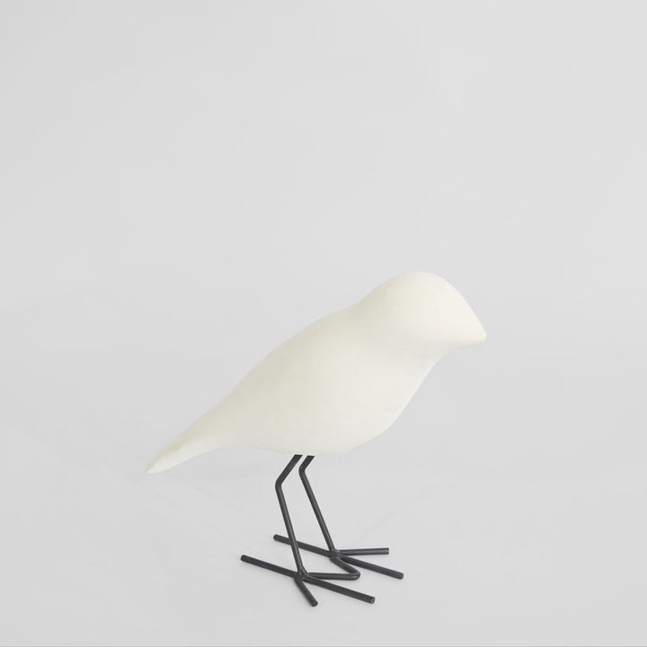Starling Velvet Stone Bird White