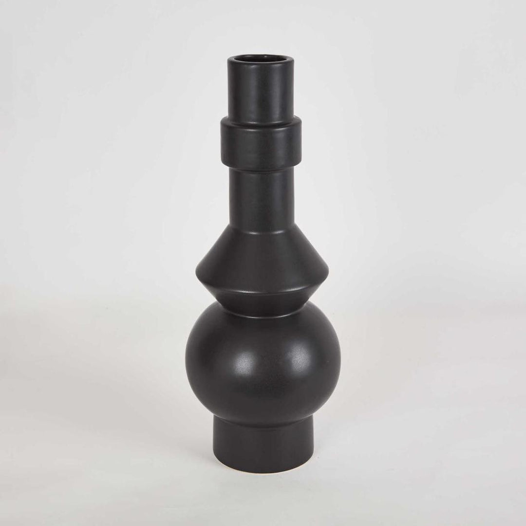 Jackson Ceramic Vase Black