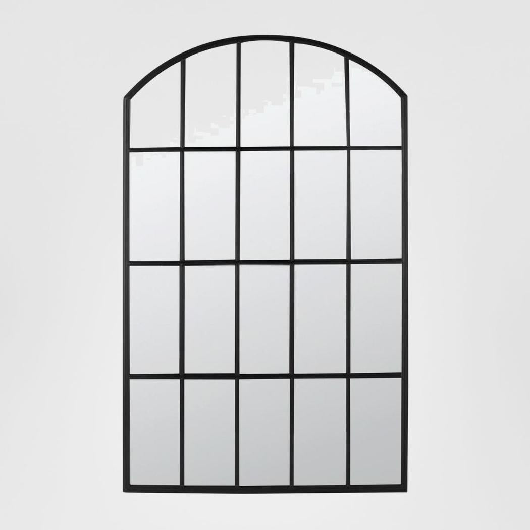 Bordeaux Outdoor Garden Mirror Black