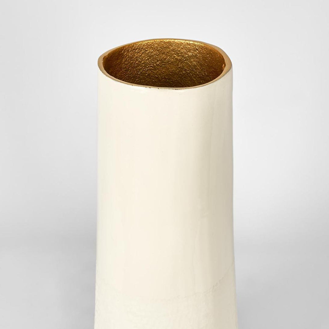 Elsa Tall Vase White Gloss