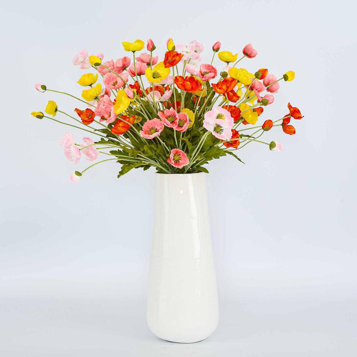 Elsa Tall Vase White Gloss