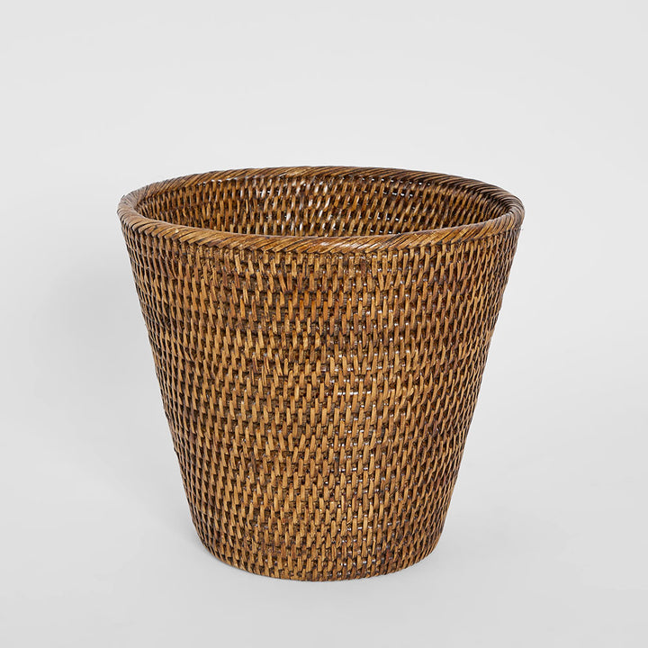 Valley Rattan Bin Brown