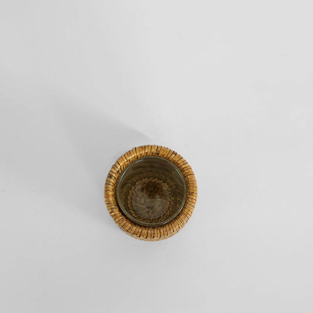 Valley Rattan Tooth Brush Holder Brown