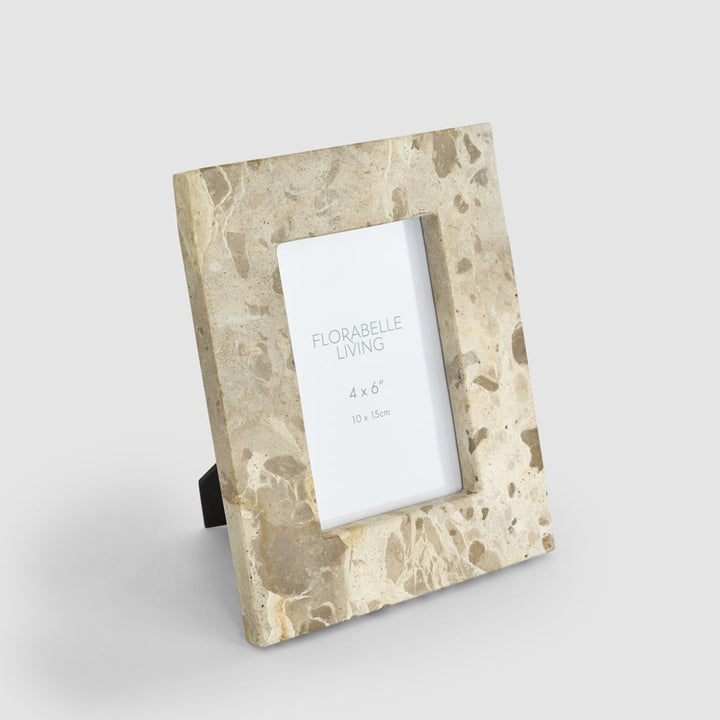 Oro 4 x 6" Photo Frame Butterscotch Marble