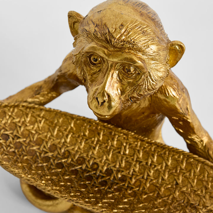 Simeon Monkey Dish Gold