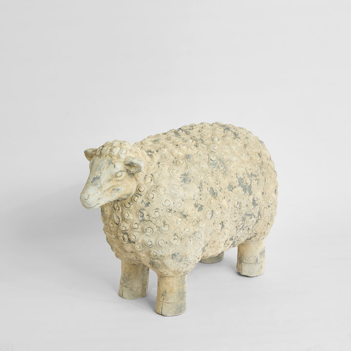 Shaun Sheep Sculpture Large Cream