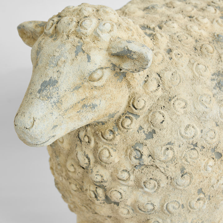 Shaun Sheep Sculpture Large Cream