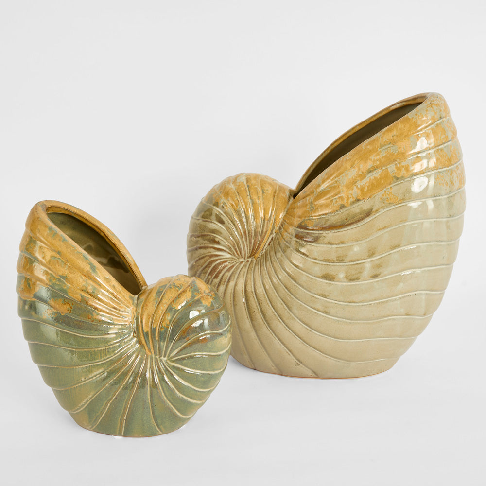 Nautilus Ceramic Planter Large