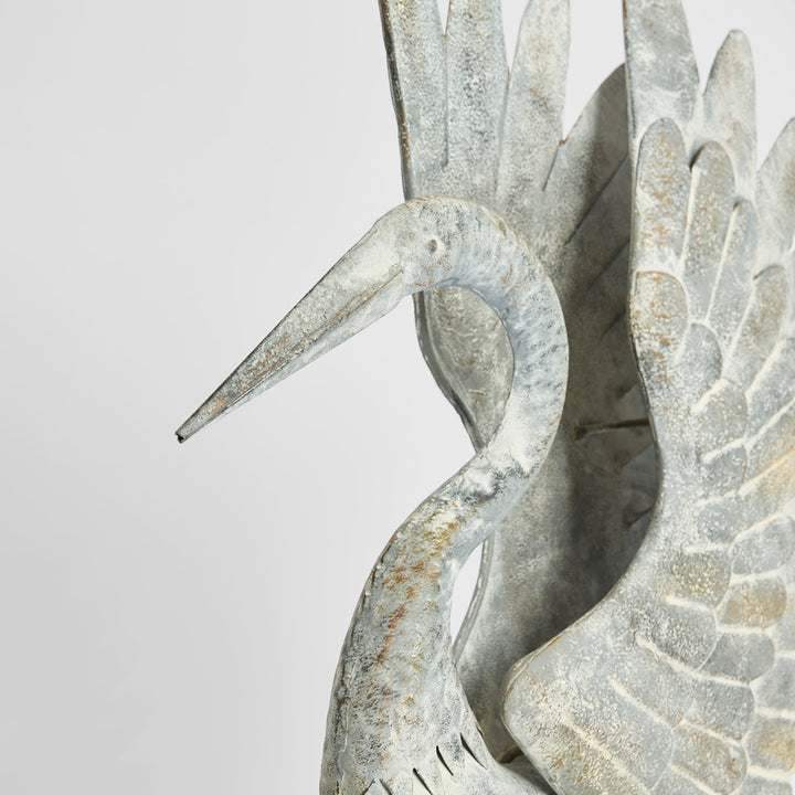 Crane Statue Small