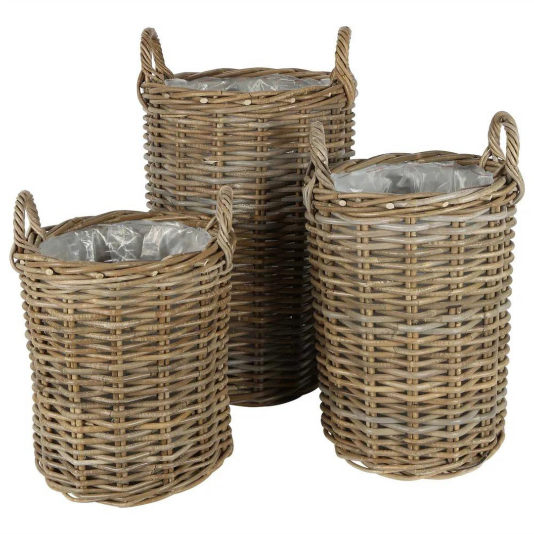 Baku Round Basket Medium Natural