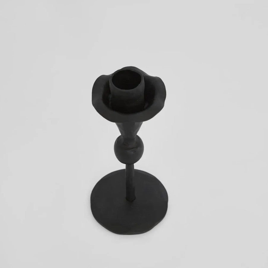 Claudia Forged Iron Candle Holder Set of 2