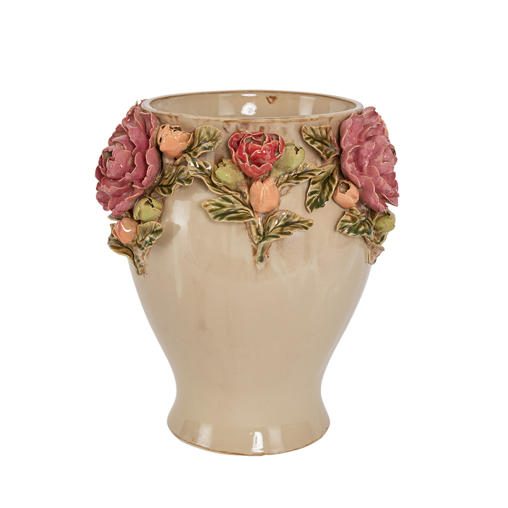 Blume Vase Pink & Cream